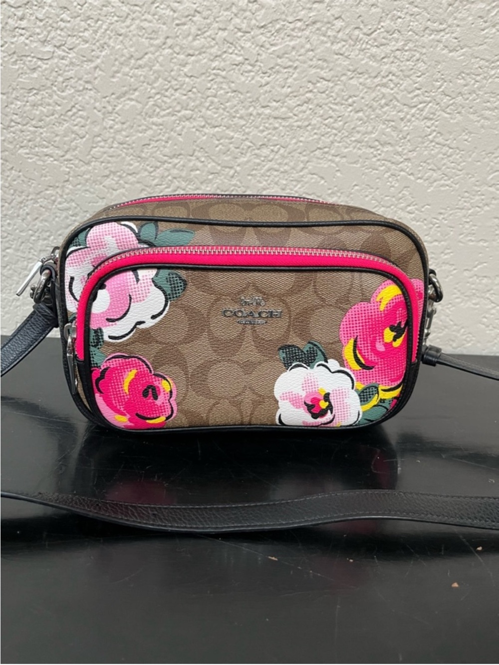 Coach Jes Court Jumbo Floral Crossbody Limited Edition